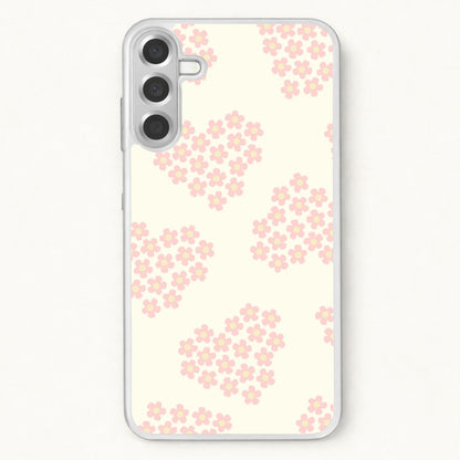 Flower Hearts Pattern Phone Case for Galaxy A17