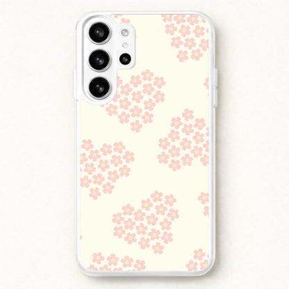 Flower Hearts Pattern Phone Case for Galaxy S26 Ultra