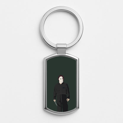 Knife - Myers Silver Keyring