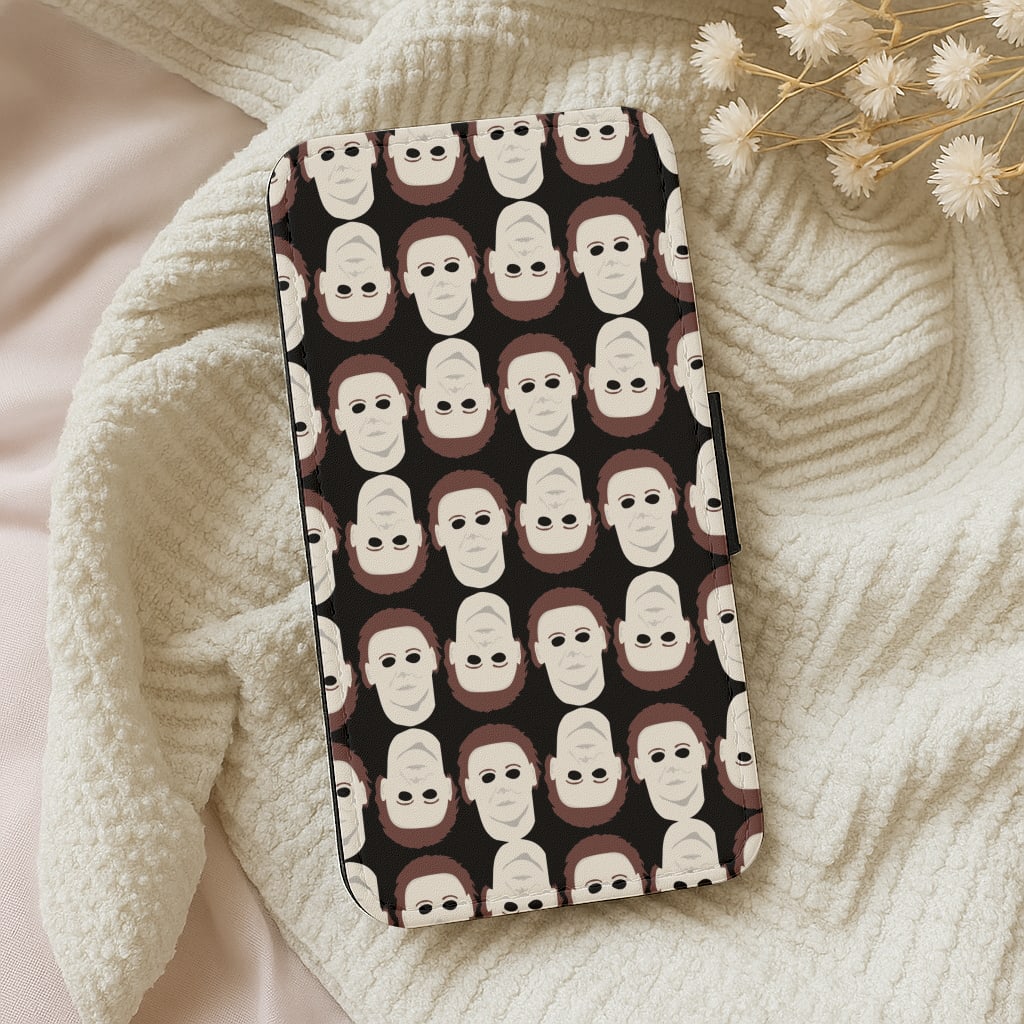 Collage - Michael Myers Wallet Phone Case