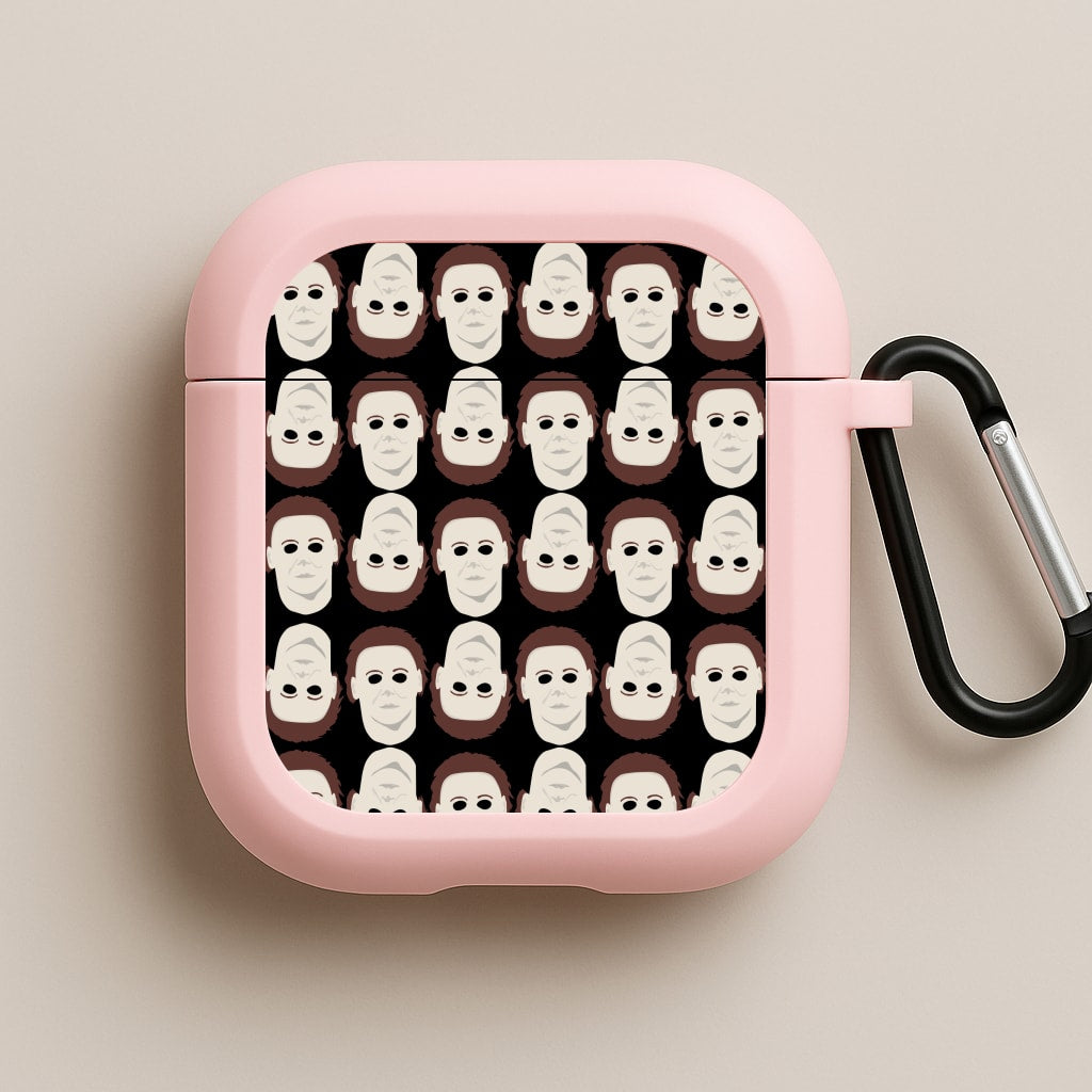 Collage - Michael Myers Pink AirPods Case