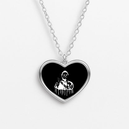 Black & White - Myers Heart Necklace