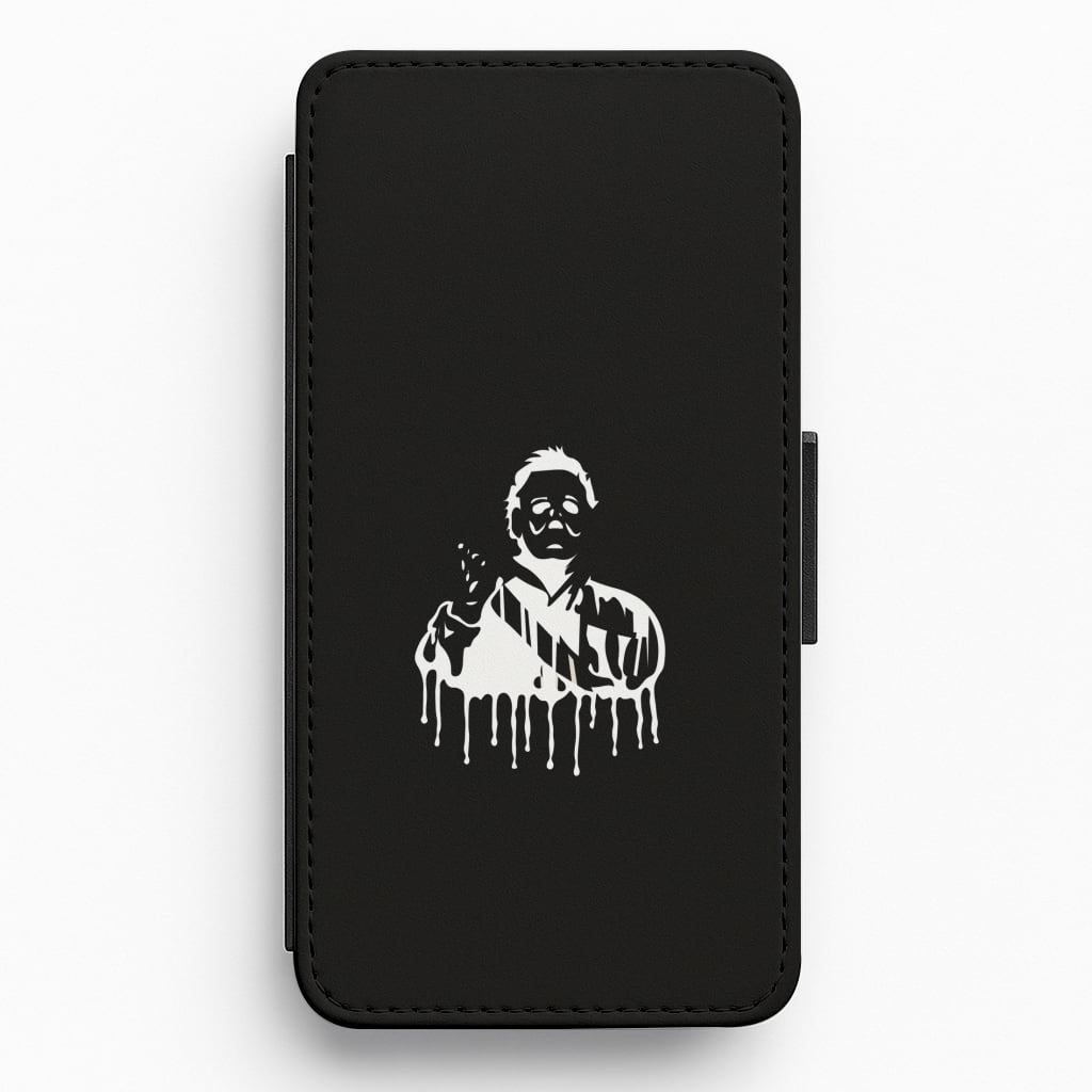 Black & White - Myers Flip / Wallet Phone Case