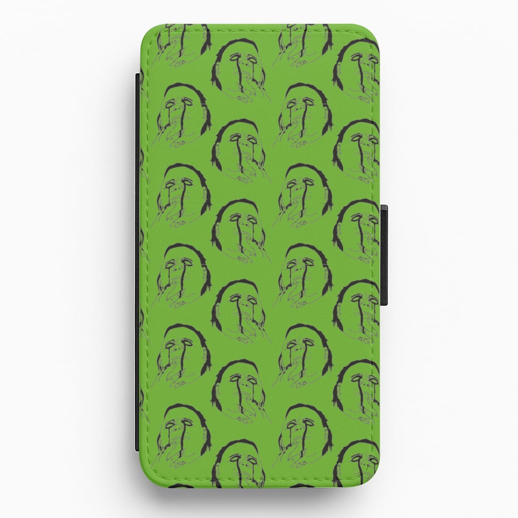 Michael Myers Pattern Flip / Wallet Phone Case