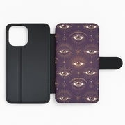 Mystic Golden Eyes Flip / Wallet Phone Case 2