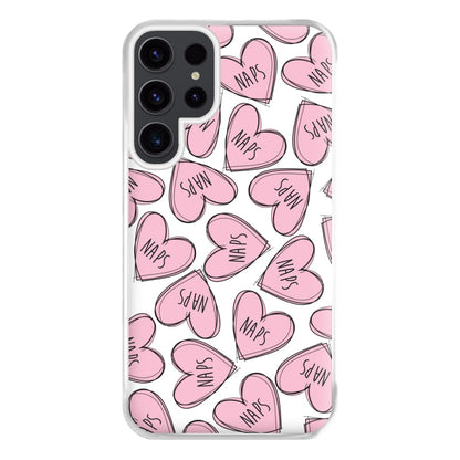 Nap Hearts, Tumblr Inspired Phone Case for Galaxy S23 Ultra