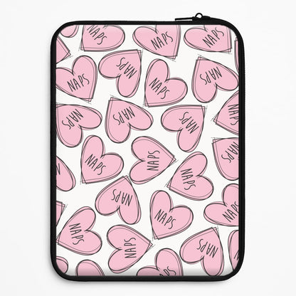 Nap Hearts, Tumblr Inspired Universal Laptop Sleeve