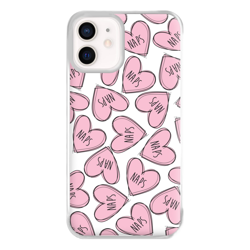 Nap Hearts, Tumblr Inspired Phone Case for iPhone 12 Mini