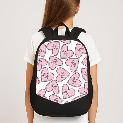 Nap Hearts, Tumblr Inspired Large School Bag