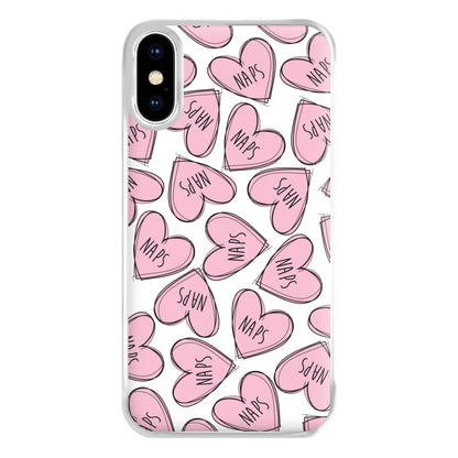 Nap Hearts, Tumblr Inspired Phone Case for iPhone XS Max