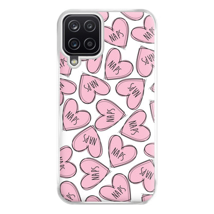 Nap Hearts, Tumblr Inspired Phone Case for Galaxy A12