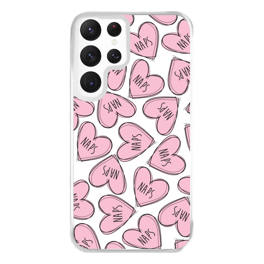 Nap Hearts, Tumblr Inspired Phone Case for Galaxy S22 Ultra