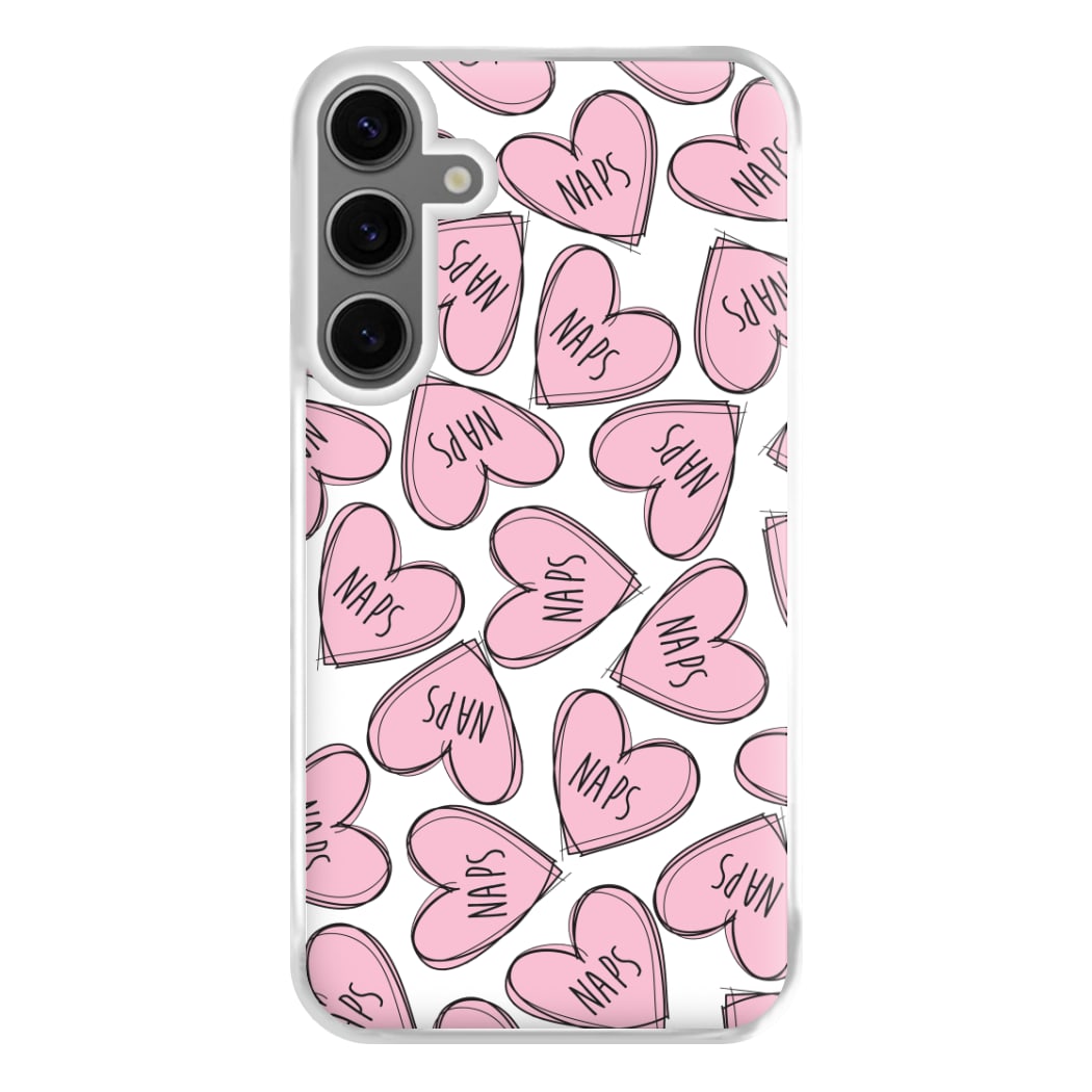 Nap Hearts, Tumblr Inspired Phone Case for Galaxy S24FE