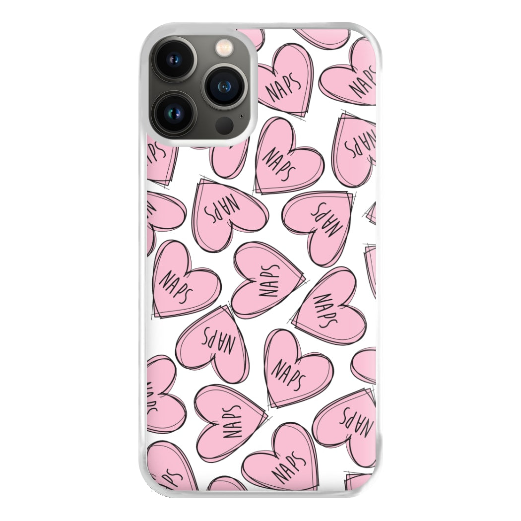 Nap Hearts, Tumblr Inspired Phone Case for iPhone 13 Pro Max