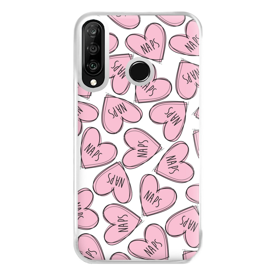 Nap Hearts, Tumblr Inspired Phone Case for Huawei P30 Lite