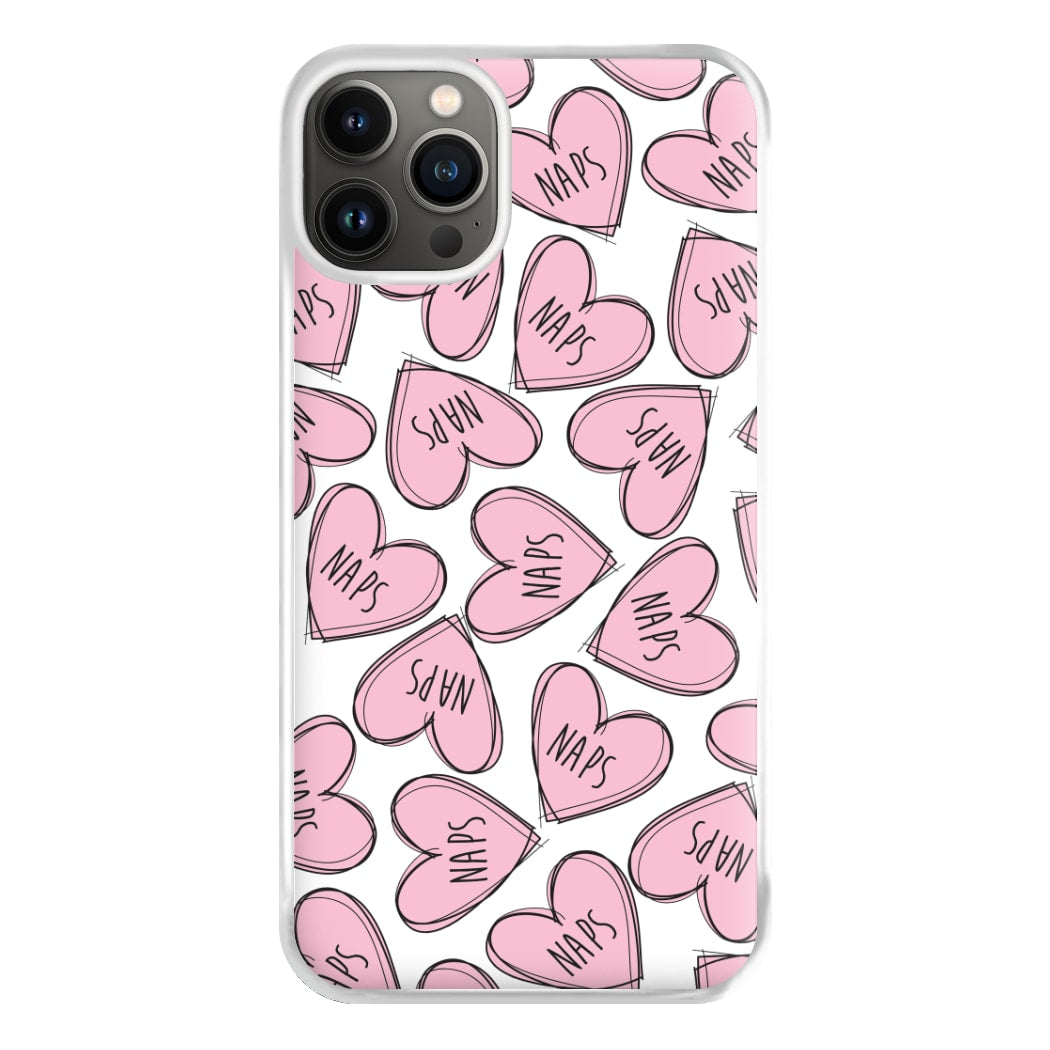 Nap Hearts, Tumblr Inspired Phone Case for iPhone 13