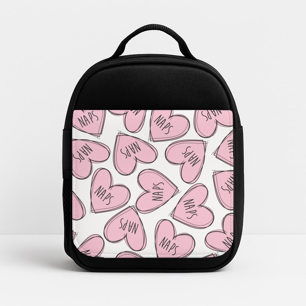 Nap Hearts, Tumblr Inspired Insulated Lunchbox