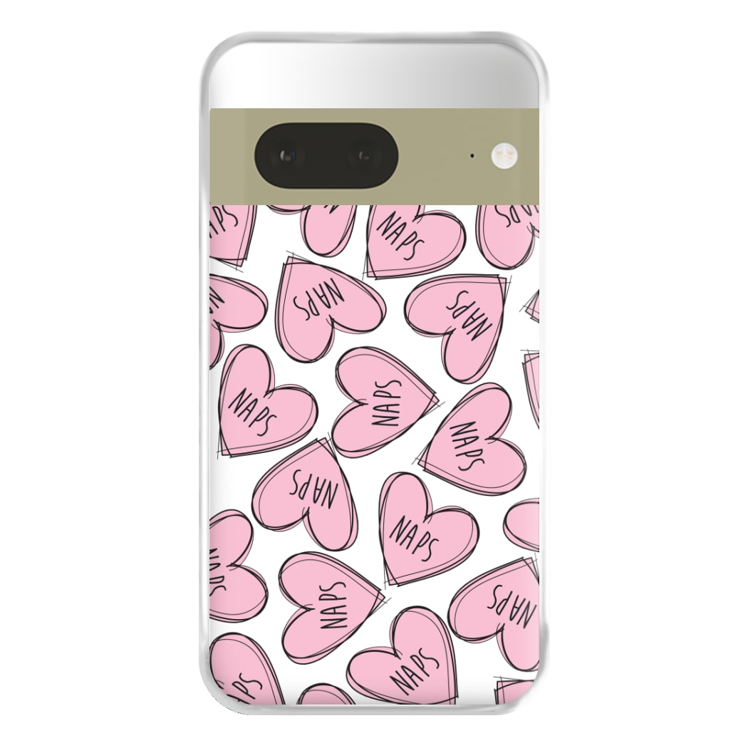 Nap Hearts, Tumblr Inspired Phone Case for Google Pixel 7a