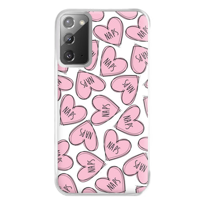 Nap Hearts, Tumblr Inspired Phone Case for Galaxy Note 20 Ultra