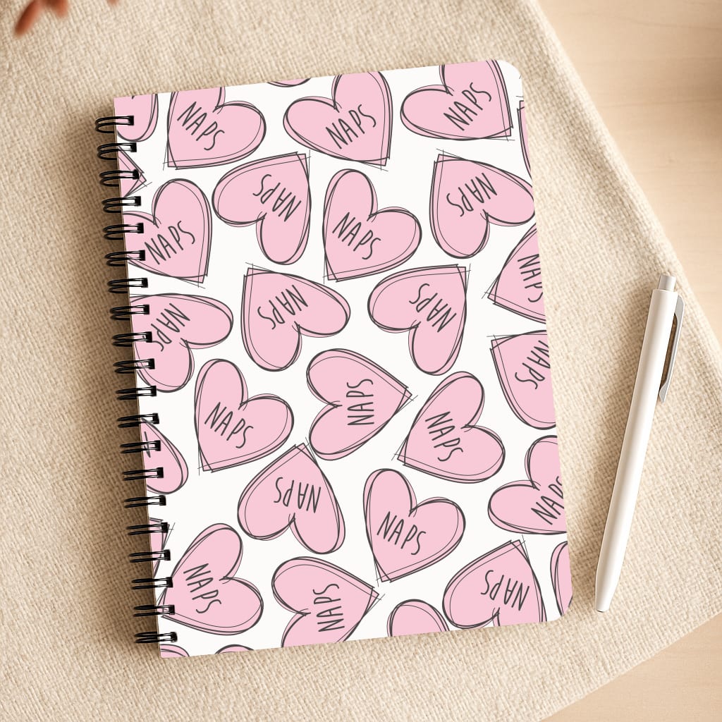 Nap Hearts, Tumblr Inspired Notepad