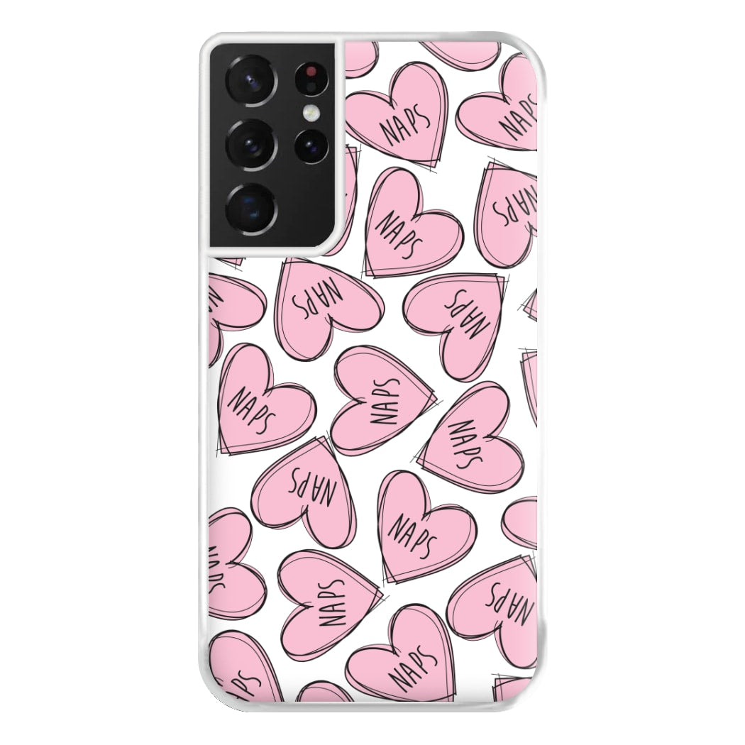 Nap Hearts, Tumblr Inspired Phone Case for Galaxy S21 Ultra