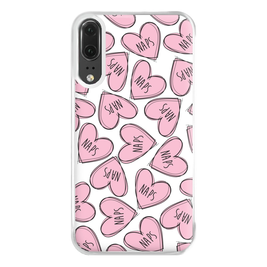 Nap Hearts, Tumblr Inspired Phone Case for Huawei P20