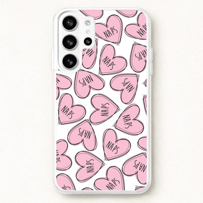 Nap Hearts, Tumblr Inspired Phone Case for Galaxy S26 Ultra