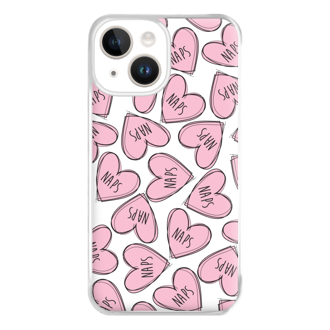 Nap Hearts, Tumblr Inspired Phone Case for iPhone 14