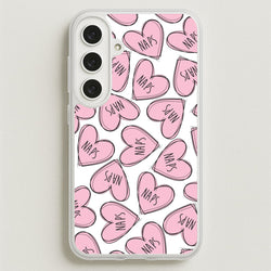 Nap Hearts, Tumblr Inspired Phone Case for Galaxy S25FE