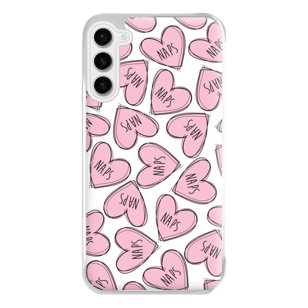 Nap Hearts, Tumblr Inspired Phone Case for Galaxy S23FE