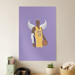 Kobe with wings - Basketball Poster