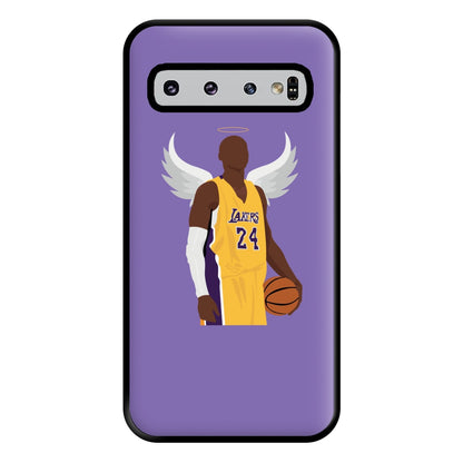 Kobe with wings - Basketball Phone Case for Galaxy S10 Plus