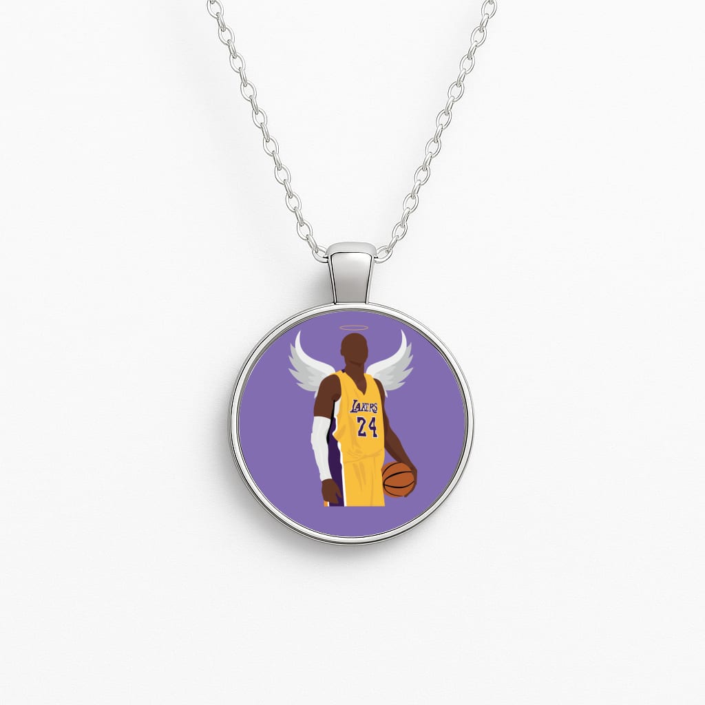 Kobe with wings - Basketball Necklace