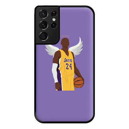 Kobe with wings - Basketball Phone Case for Galaxy S21 Ultra