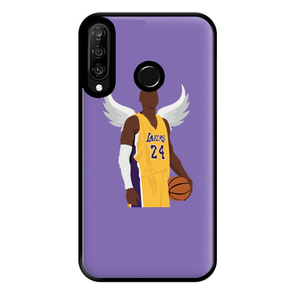 Kobe with wings - Basketball Phone Case for Huawei P30 Lite