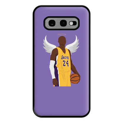 Kobe with wings - Basketball Phone Case for Galaxy S10e