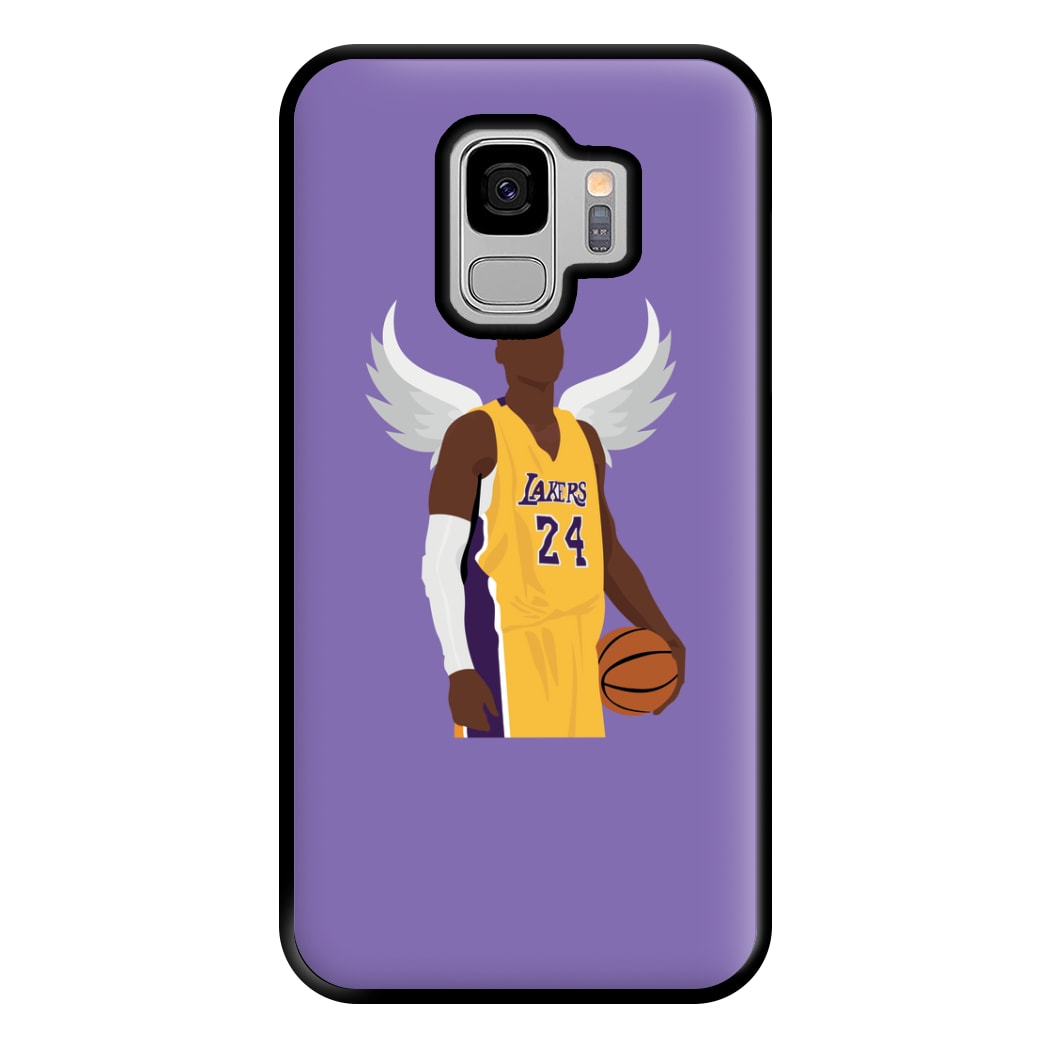 Kobe with wings - Basketball Phone Case for Galaxy S9 Plus