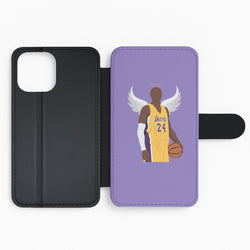 Kobe with wings - Basketball Flip Phone Case