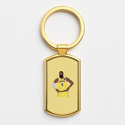 Lebron - Baskteball Gold Keyring