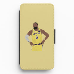 Lebron - Baskteball Flip / Wallet Phone Case