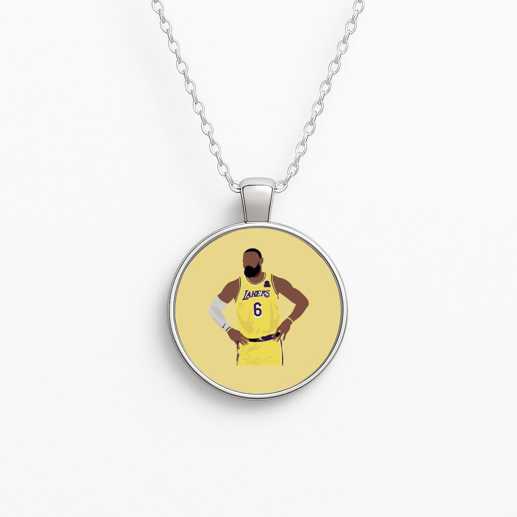 Lebron - Baskteball Circle Necklace