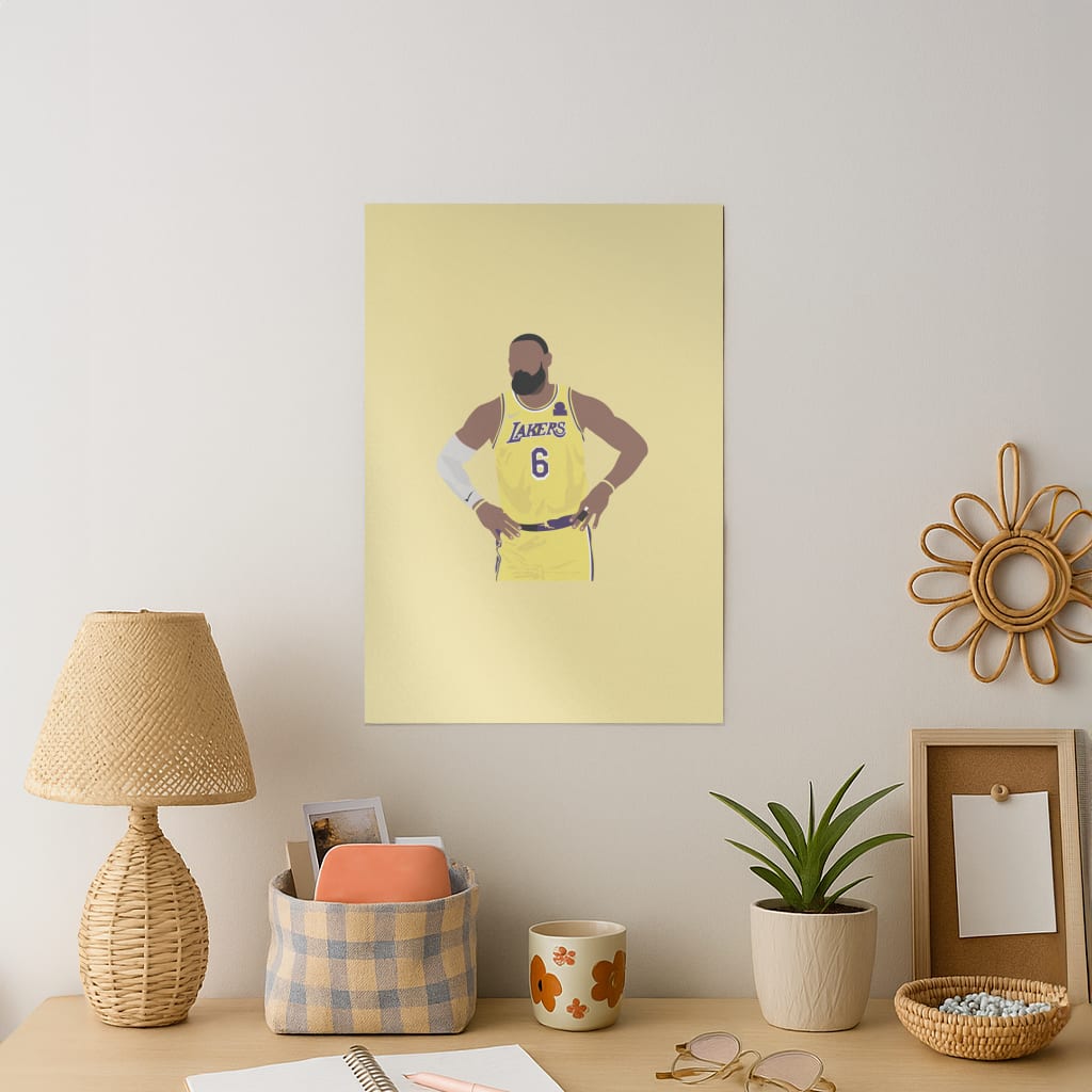 Lebron - Baskteball Art Print