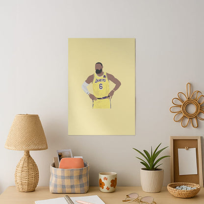 Lebron - Baskteball Art Print