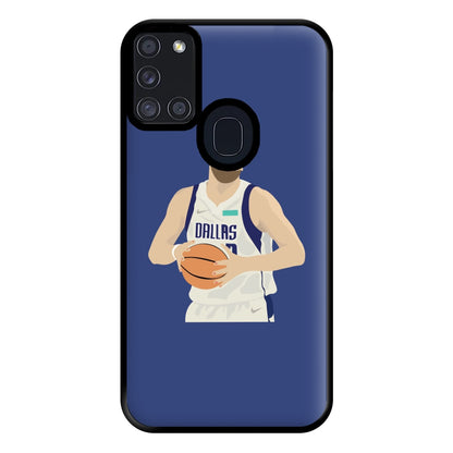 Doncic - Basketball Phone Case for Galaxy A21s