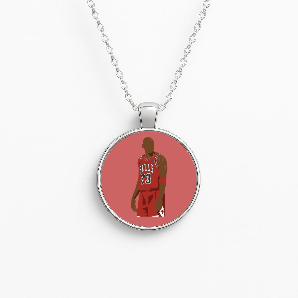 Jordan - Basketball Circle Necklace