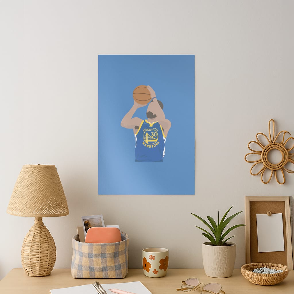 Curry - Basketball Art Print