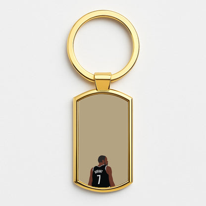 Durant - Basketball Gold Keyring