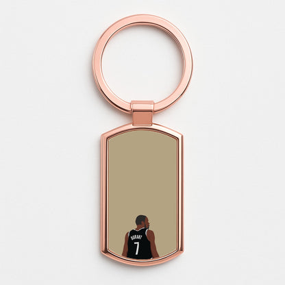 Durant - Basketball Rose Gold Keyring