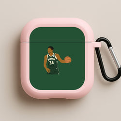 Giannis - Basketball Pink AirPods Case