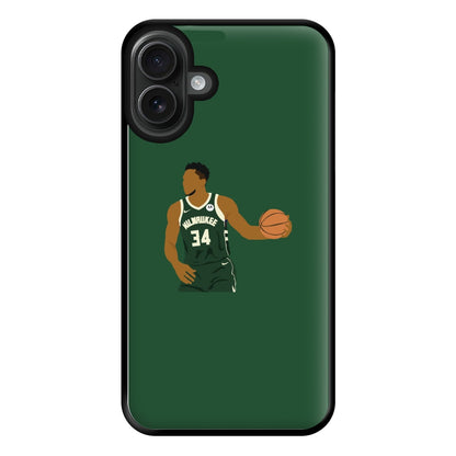 Giannis - Basketball Phone Case for iPhone 16 Plus